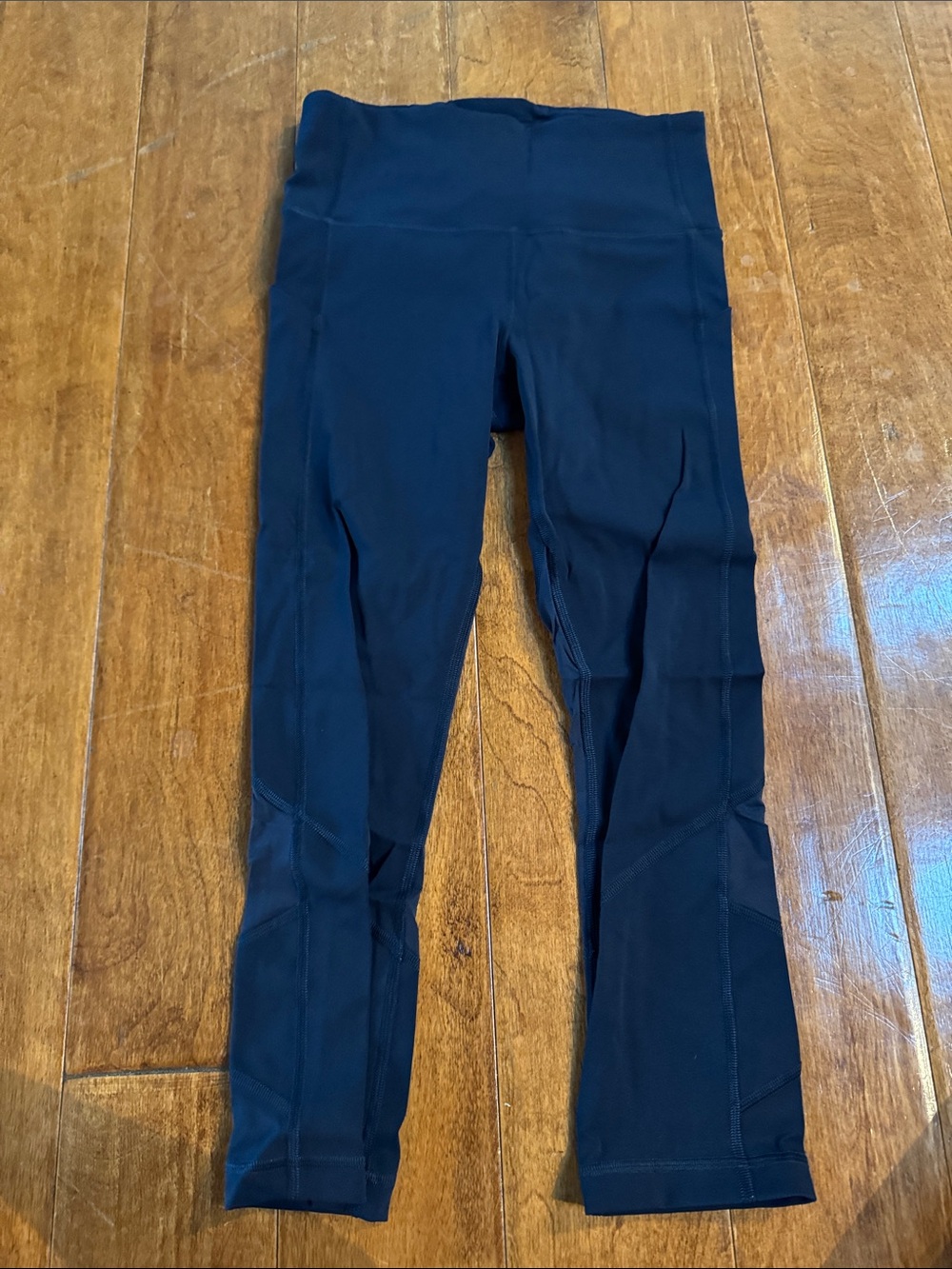 lululemon Navy Pace Rival High-Rise Crop Leggings NWOT